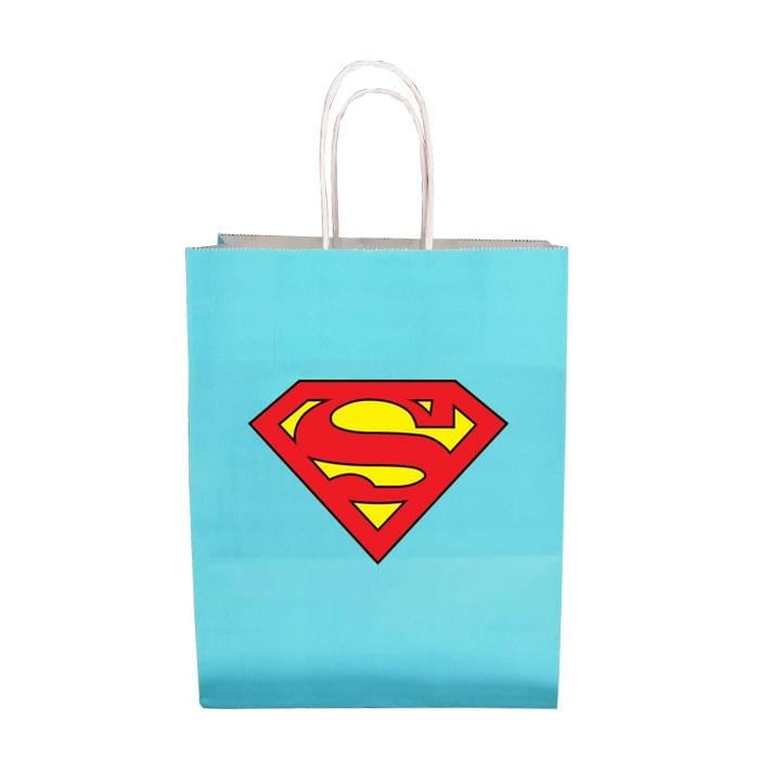 Superman Karton Hediye Çantası - 1 Adet