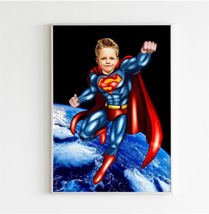 Superman Kişiye Özel Poster