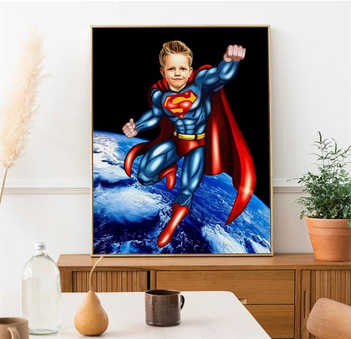 Superman Kişiye Özel Poster