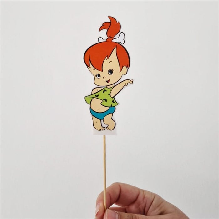 Taş Devri Çakıl Çubuklu Maket Süs