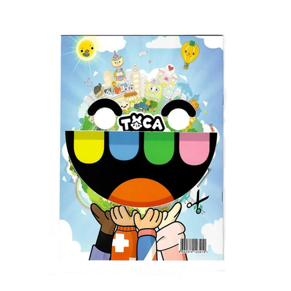 Toca Life World Temalı Boyama Kitabı