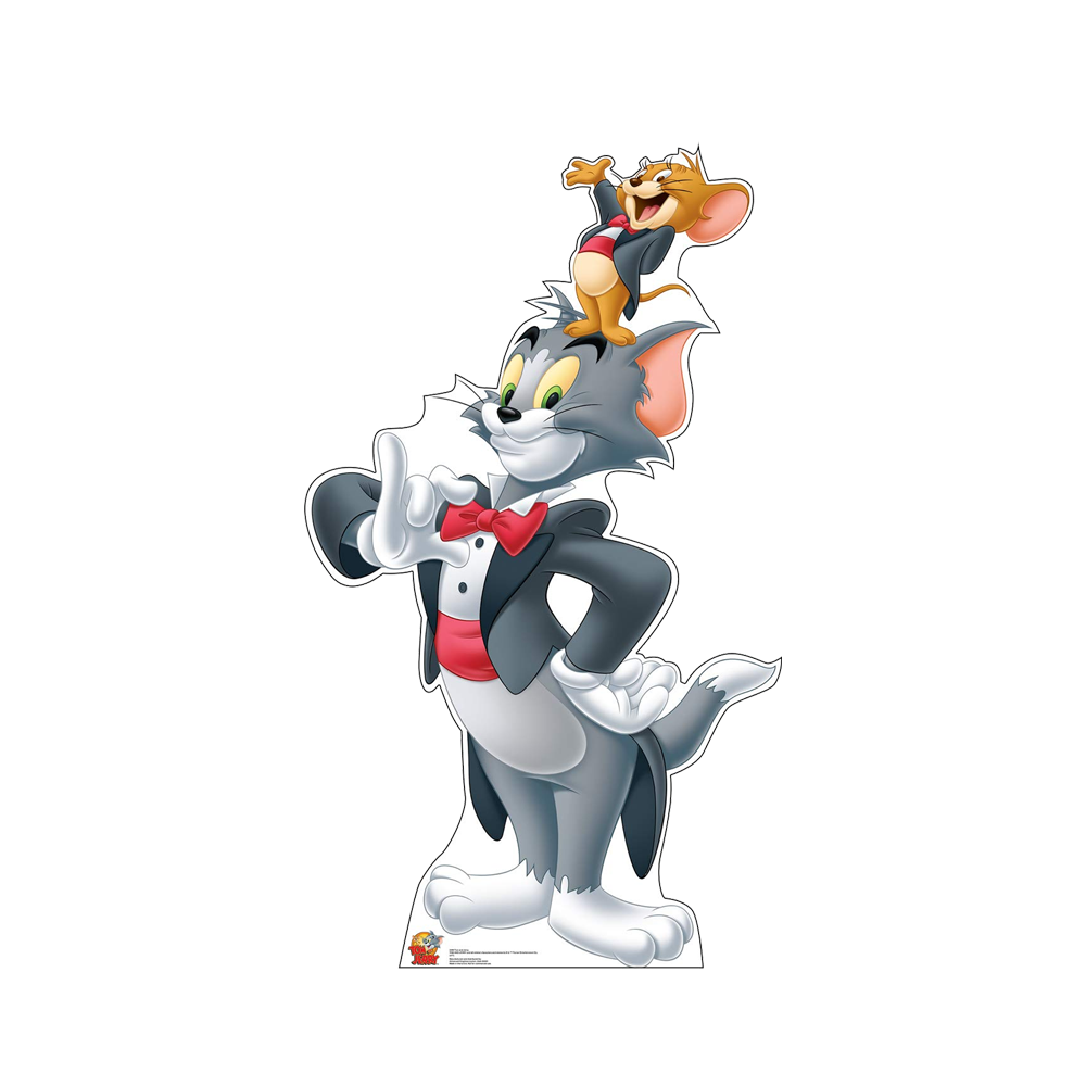 Tom ve Jerry Temalı Sticker 12cm