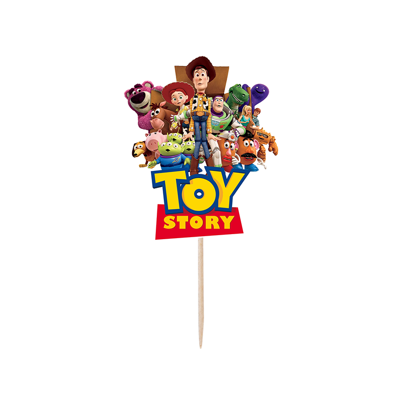 Toy Story Konseptli Çubuk Pasta Süsü