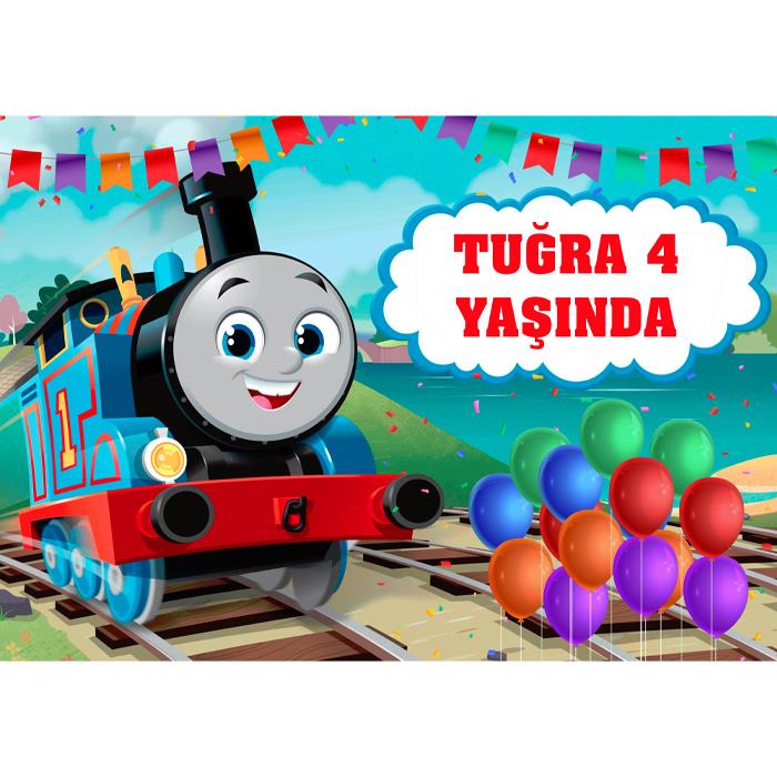 Tren Thomas Branda Afiş - 2 Boy Seçenekli