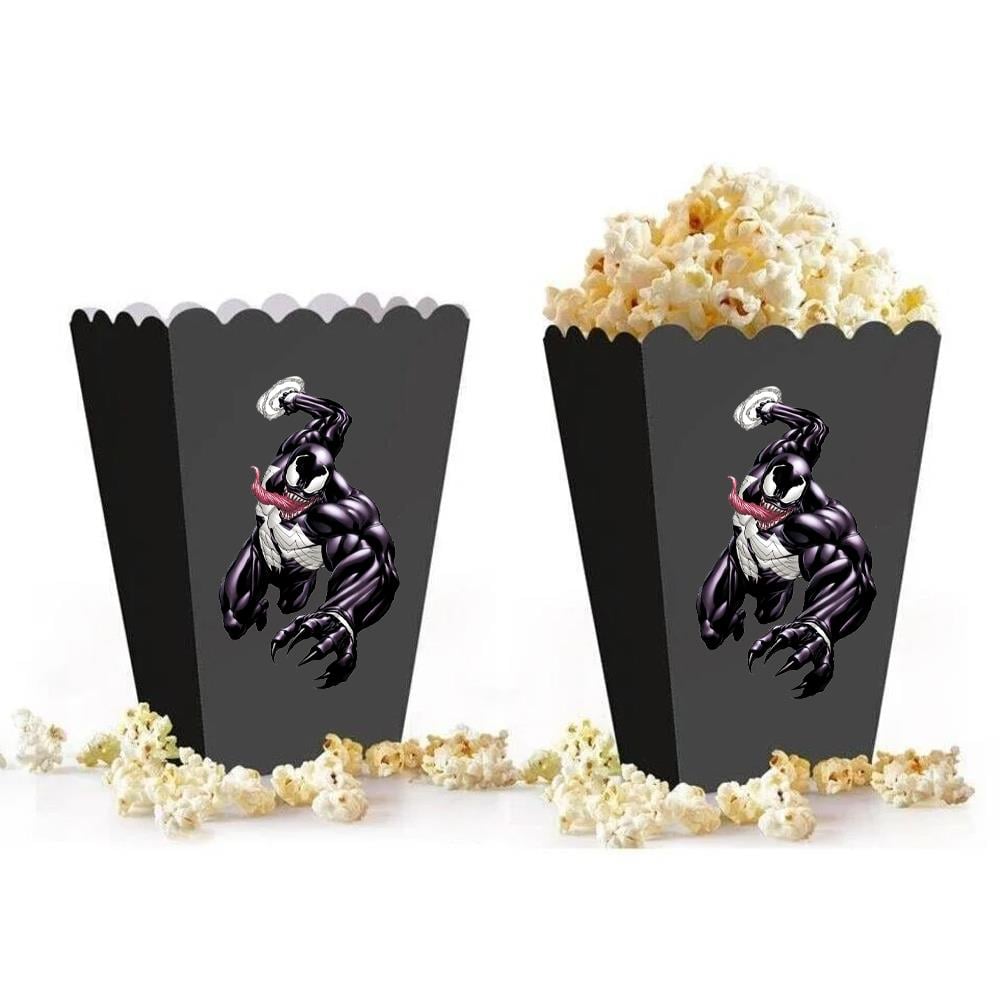 Venom Temalı Popcorn Mısır Kutusu 5 Adet