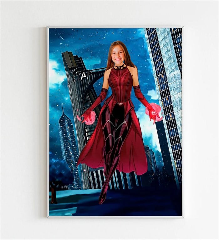Wanda Scarlet Witch Kişiye Özel Poster