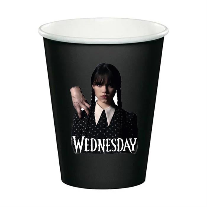 Wednesday Stickerlı Bardak - 5 Adet