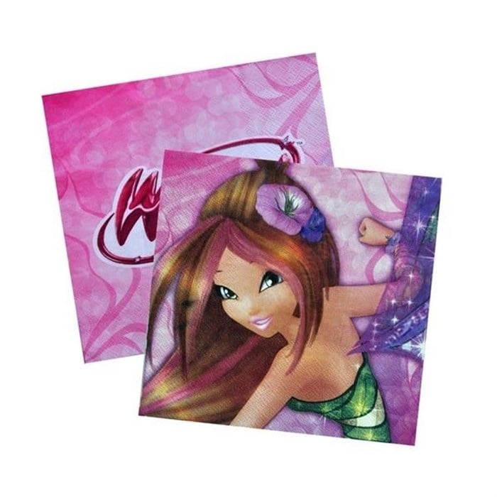 Winx Doğum Günü Partisi Peçete 16 Adet