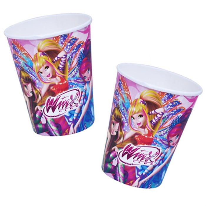 Winx Doğum Günü Temalı Karton Bardak 8 Adet