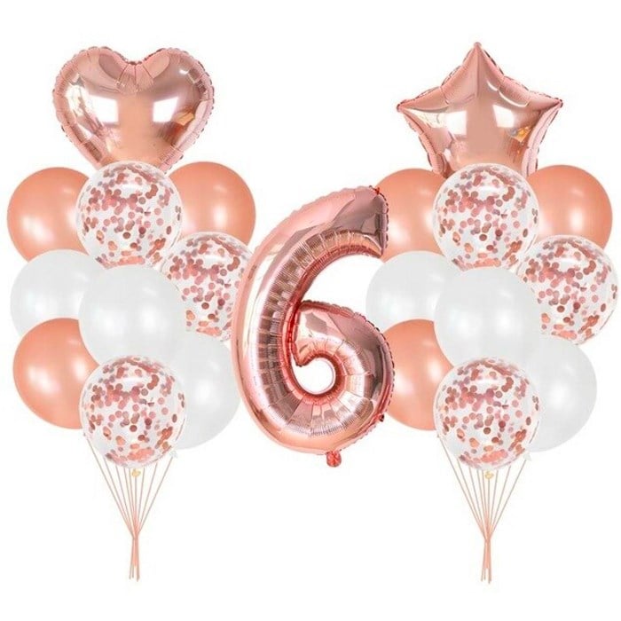 Yaş Seçenekli Rose Balon Seti