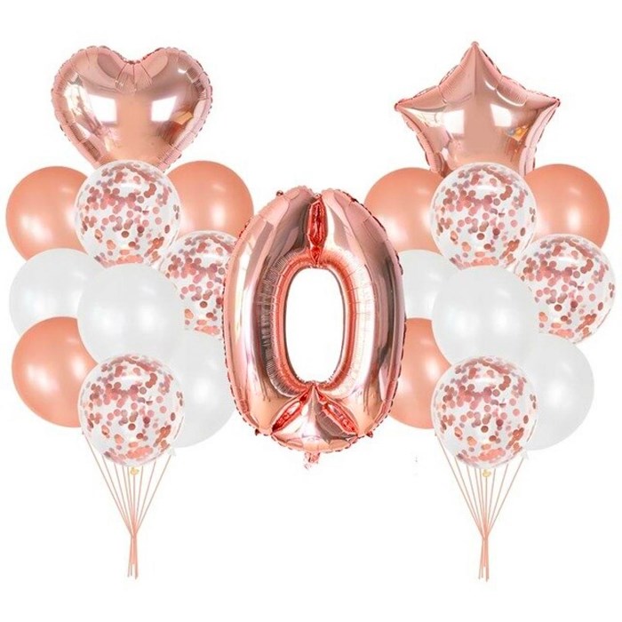 Yaş Seçenekli Rose Balon Seti