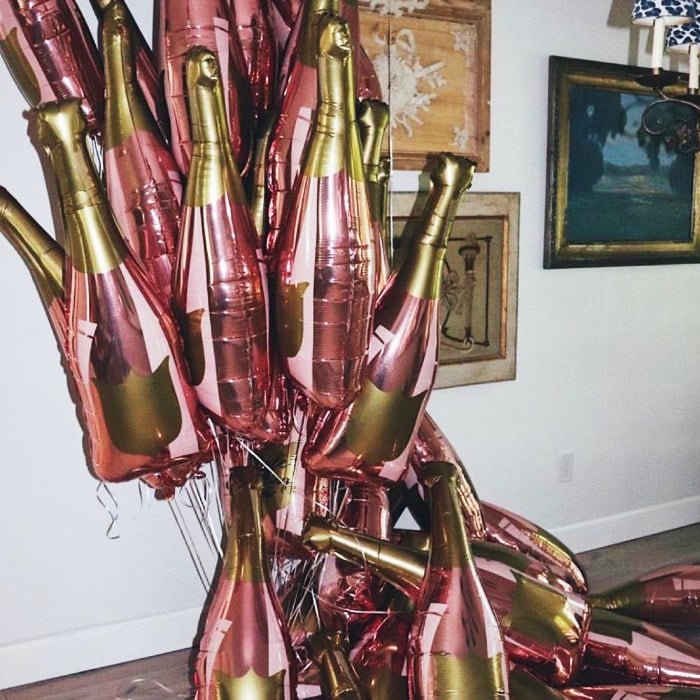 Yazı Yazılabilen Kalemli Şişe Folyo Balon 105 x40 cm