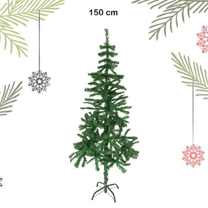 Yılbaşı Çam Ağacı 150 cm - 240 Dal - Demir Ayak