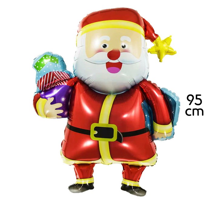 Yılbaşı Temalı Noel Babalı Zincir Balon Seti