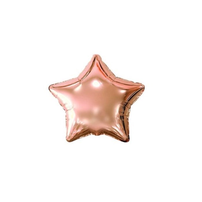 Yıldız Rose Folyo Balon - 20 cm