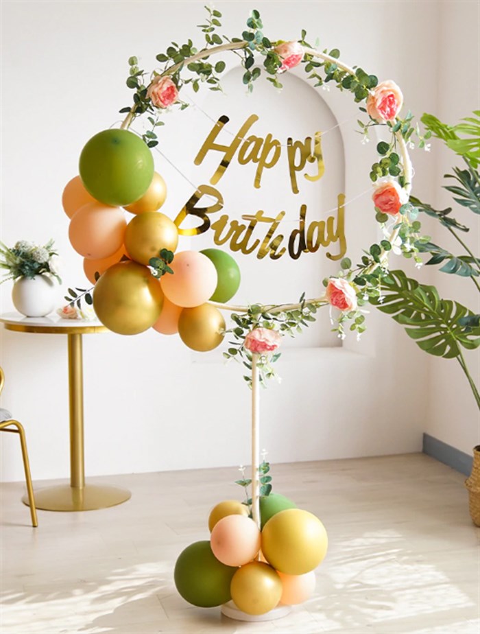 Yuvarlak Çember Balon Standı