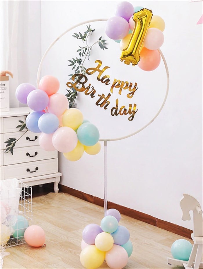 Yuvarlak Çember Balon Standı