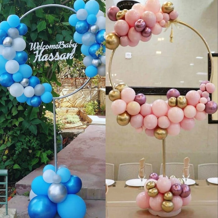 Yuvarlak Çember Balon Standı