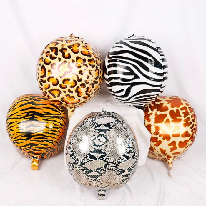 Zebra Küre Folyo Balon