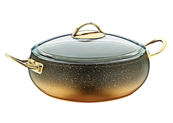 Oms Granit 24x7 Cm Karnıyarık Tencere 3341goldTencereler
