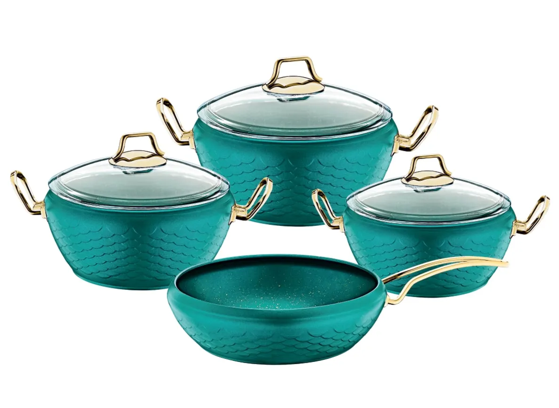 Oms 3058-g Mermaid Tencere SetiTencere Setleri
