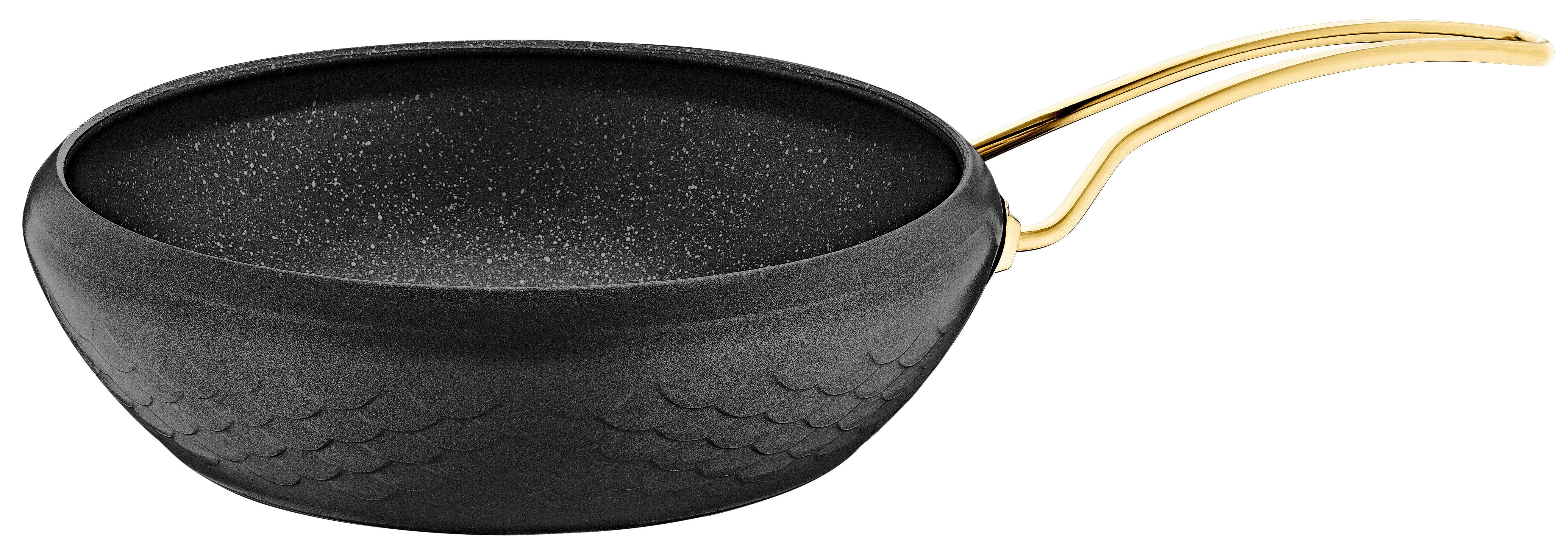 Oms 3532 Grani̇t Sirena 7 Parça Tencere Seti Gold KapakTencere Setleri