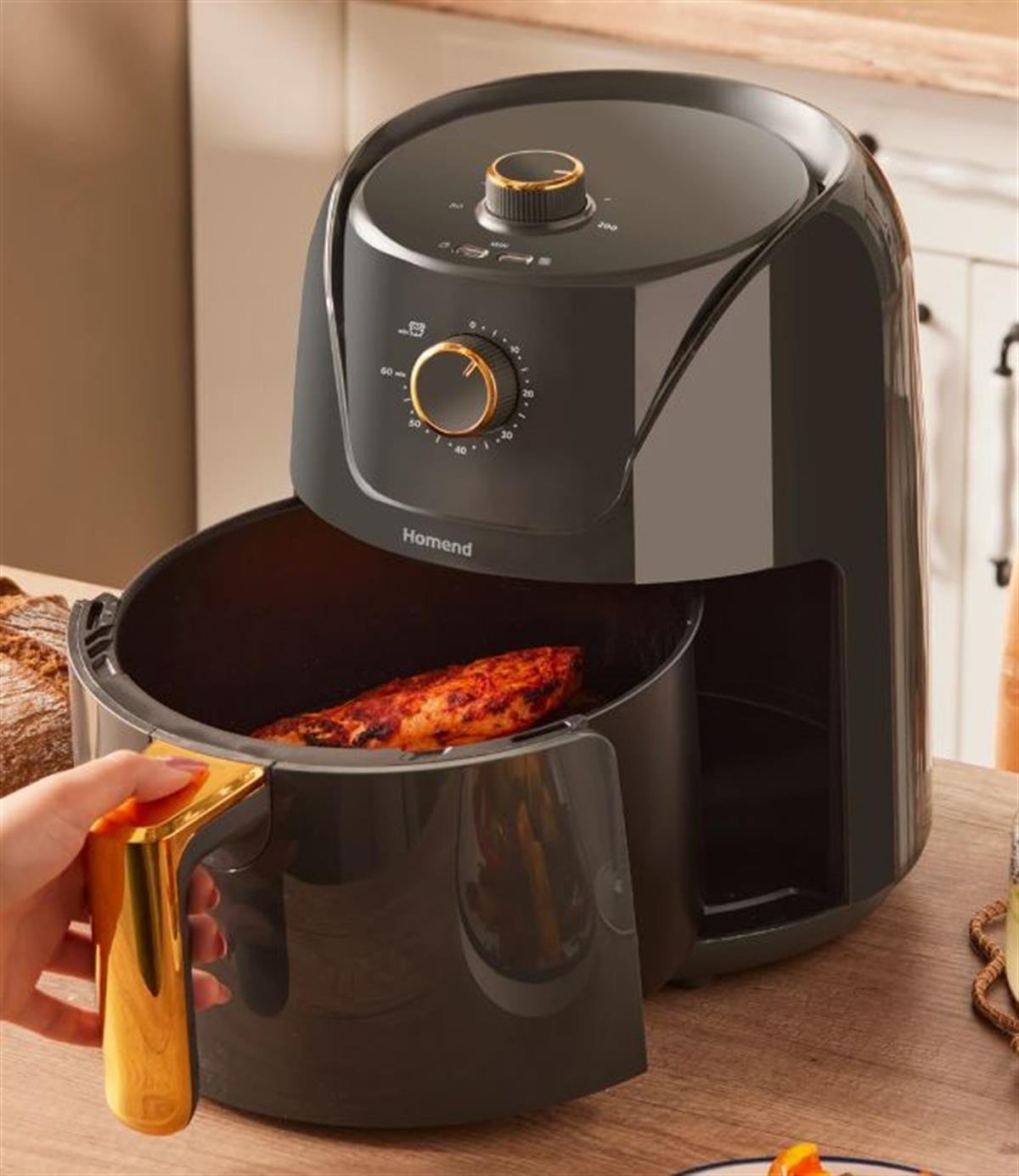 Homend Airfryday 2505H AntrasitFritöz 