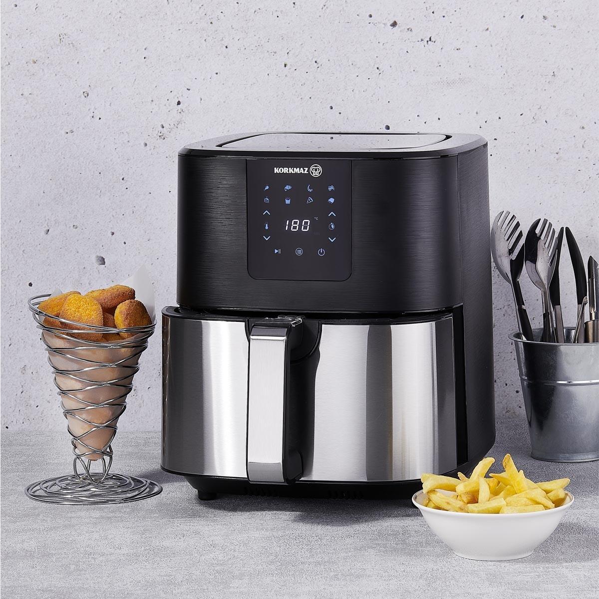 Korkmaz A888 Air Max Air Max Airfryer 6,5 Lt 1700 WTencereler