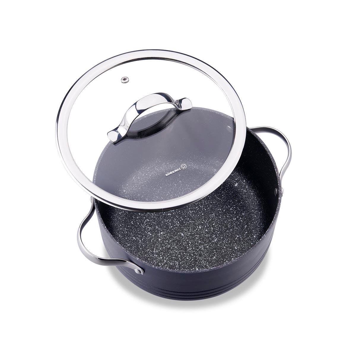 Korkmaz A2619-1 Li̇nea 7 Parça Tencere Seti̇ AzuraTencere Setleri