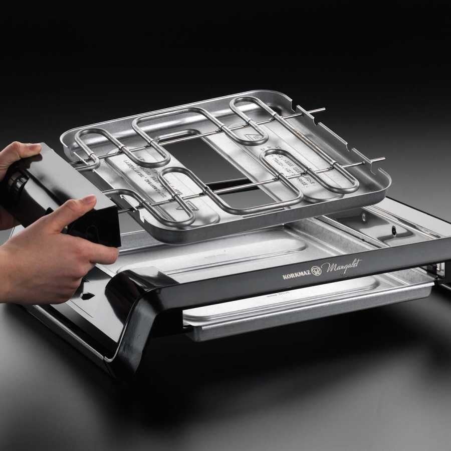 Korkmaz A333-02 Mangalet Grani̇t BBQ Si̇yahÇok Amaçlı Pişirici