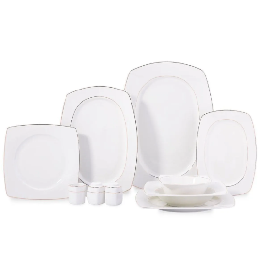 KORKMAZ Zena Collection 60 Parça Yemek Takımı A8096Yemek Takımları