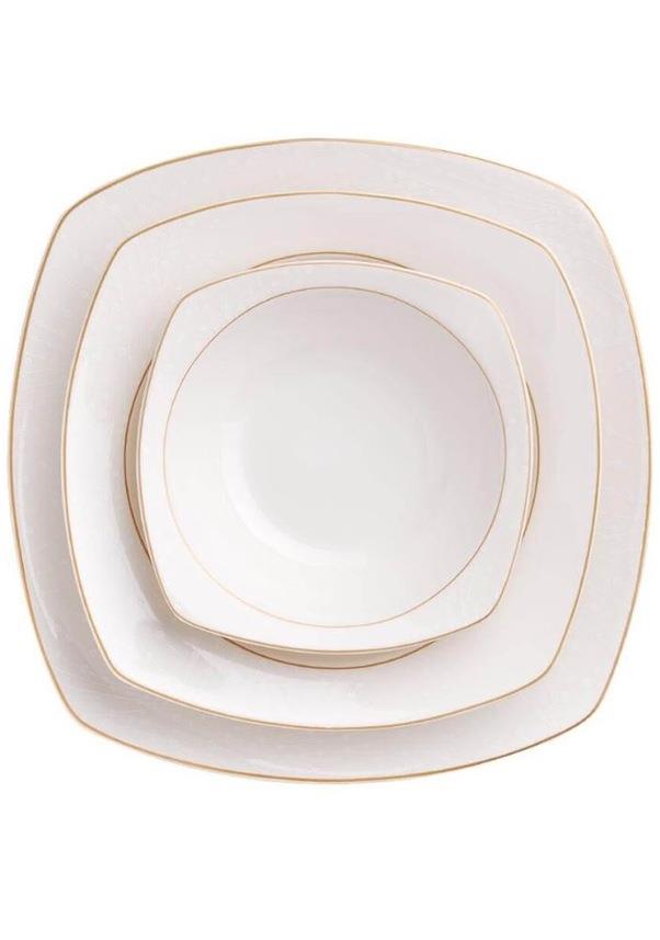 Korkmaz A8131 Mona Collection 60 Parça Kare Yemek TakımıYemek Takımları