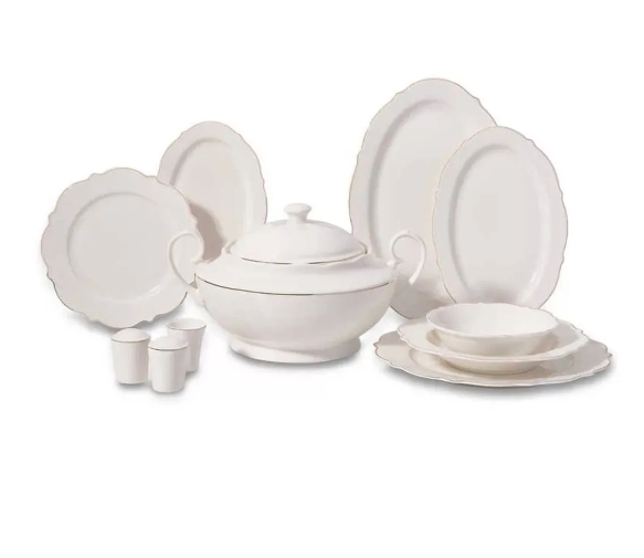 KORKMAZ A8241 Eliza Col. 60 Parça Yemek TakımıYemek Takımları
