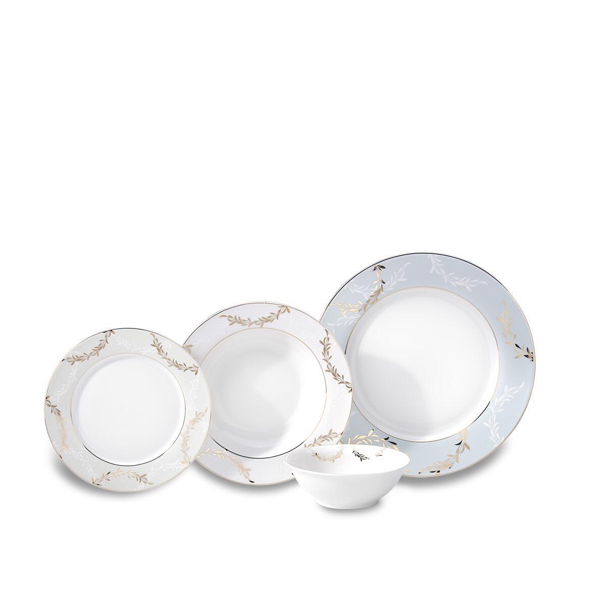 Korkmaz A8358 Perla Collection 60 Parça Yuvarlak Yemek TakımıYemek Takımları