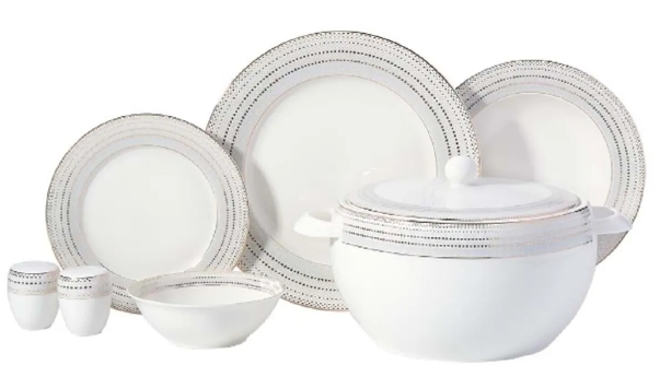 KORKMAZ Perla Collection 60 Parça 12 Kişilik Porselen Yemek Takımı A8378Yemek Takımları