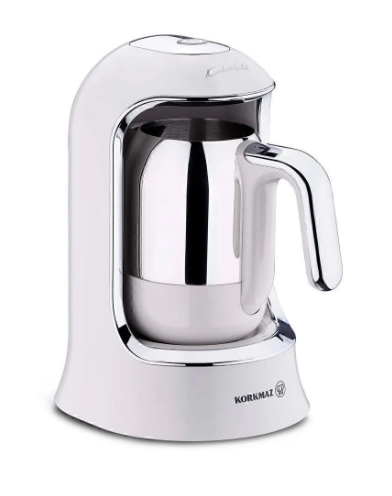 KORKMAZ Kahvekolik Deluxe Otomatik Kahve Makinesi Vanilya A860-12Türk Kahve Makineleri