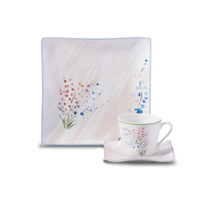 KORKMAZ Link Collection 28 Parça Kare Kahvaltı Takımı A8678Kahvaltı Takımları