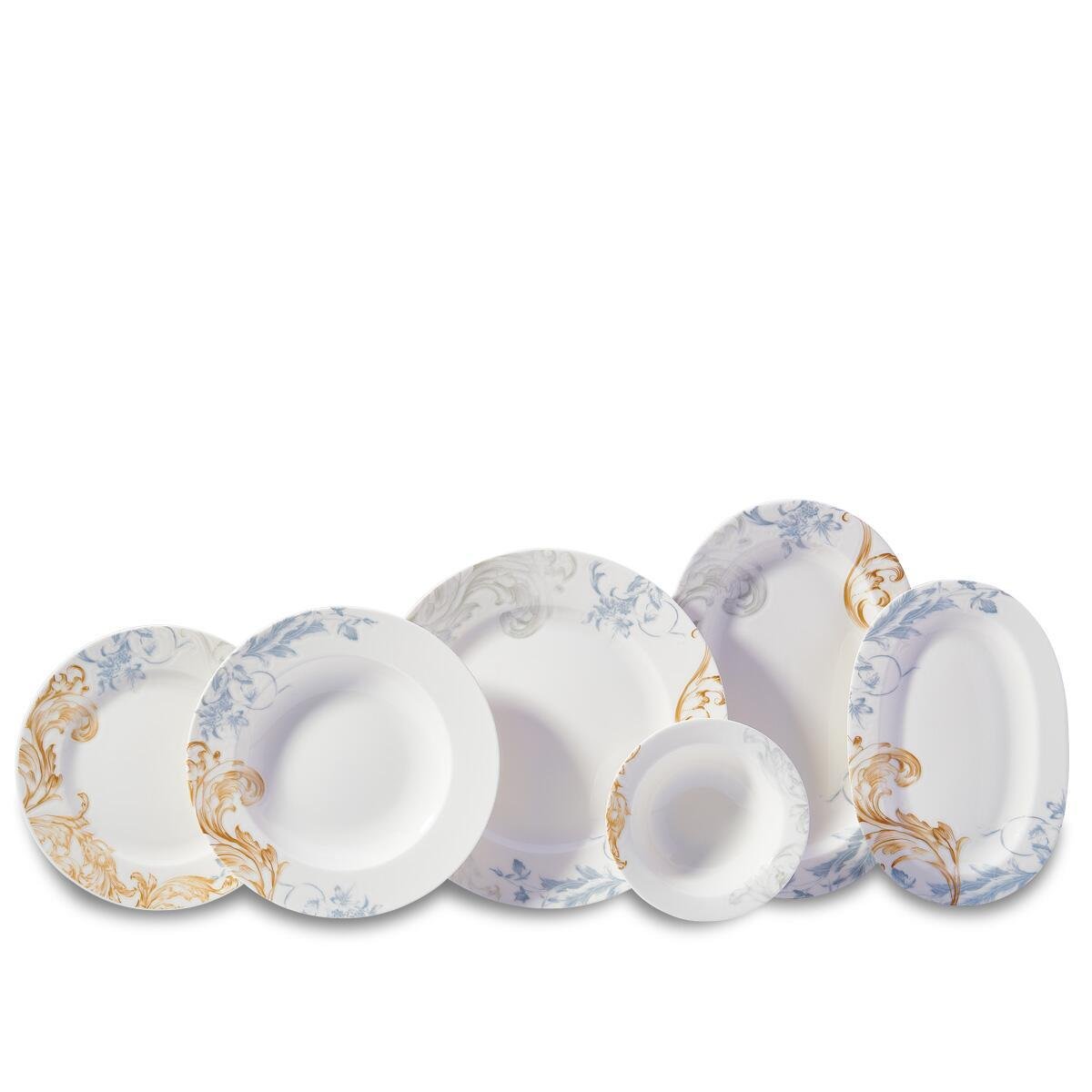 Korkmaz A8865 Vanessa Collection 55 P Yemek Takimi YuvarlakYemek Takımları