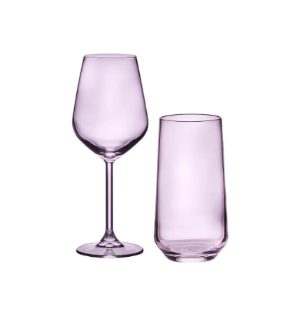 KORKMAZ Flowers Pembe 24 Parça Bardak SetiBardak / Bardak Takımları