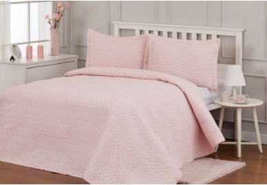 Özdilek Yatak Örtüsü Nakışlı Care Pudra 250x260Yatak Örtüsü