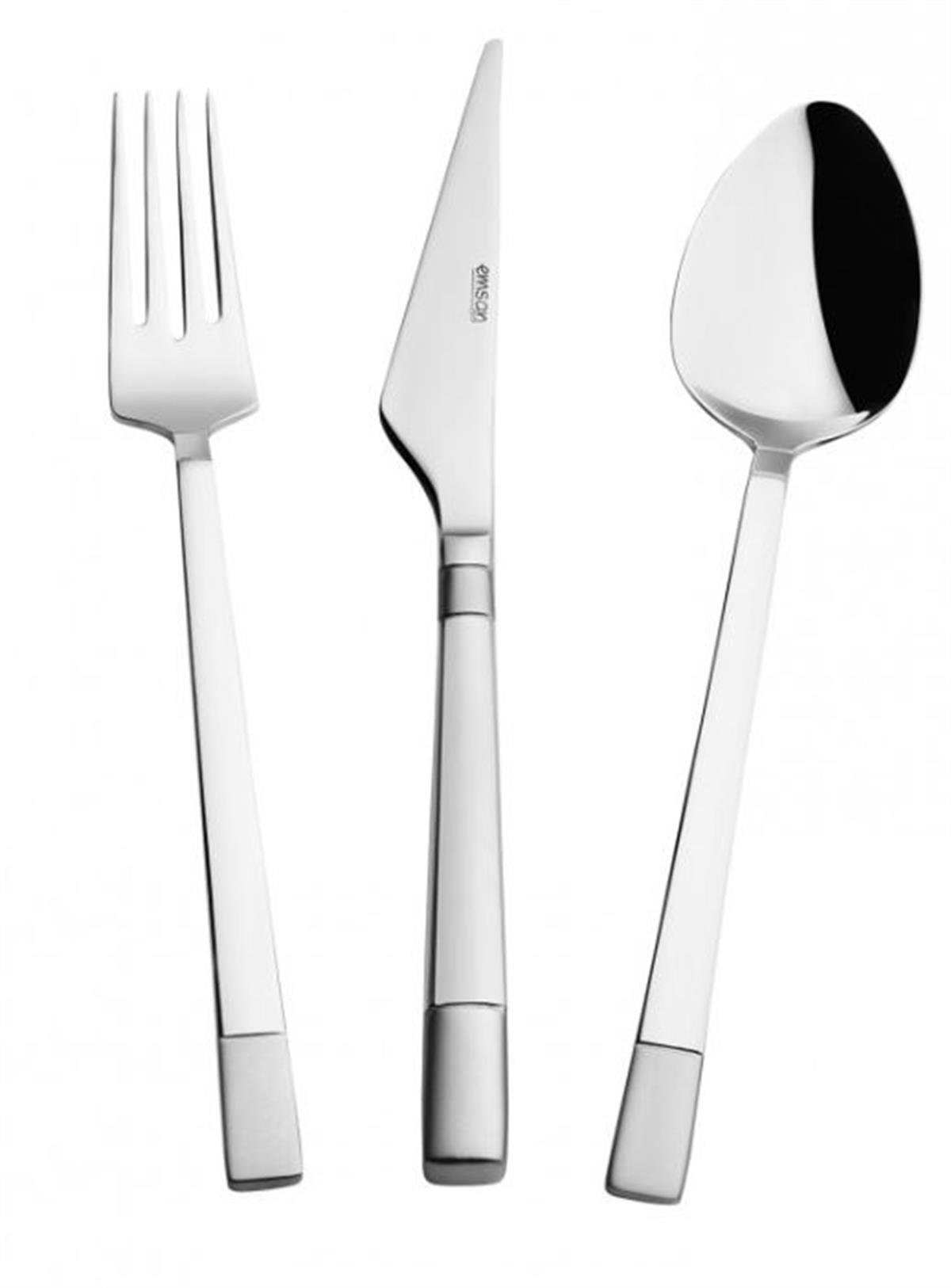 Emsan Çkb Elg Duru 84 Prç Lüks KutuluÇatal Kaşık Bıçak Takımları