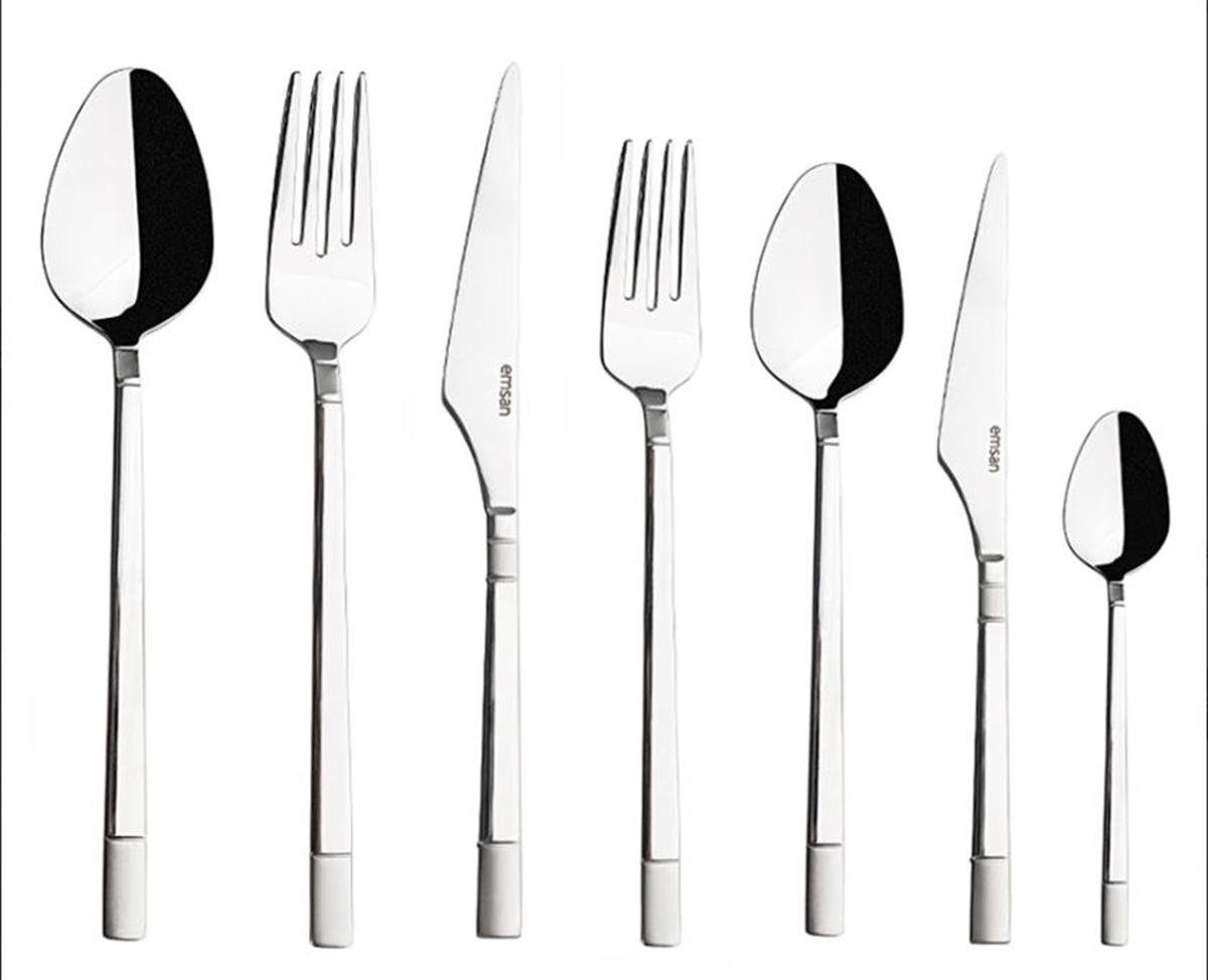 Emsan Çkb Elg Duru 84 Prç Lüks KutuluÇatal Kaşık Bıçak Takımları