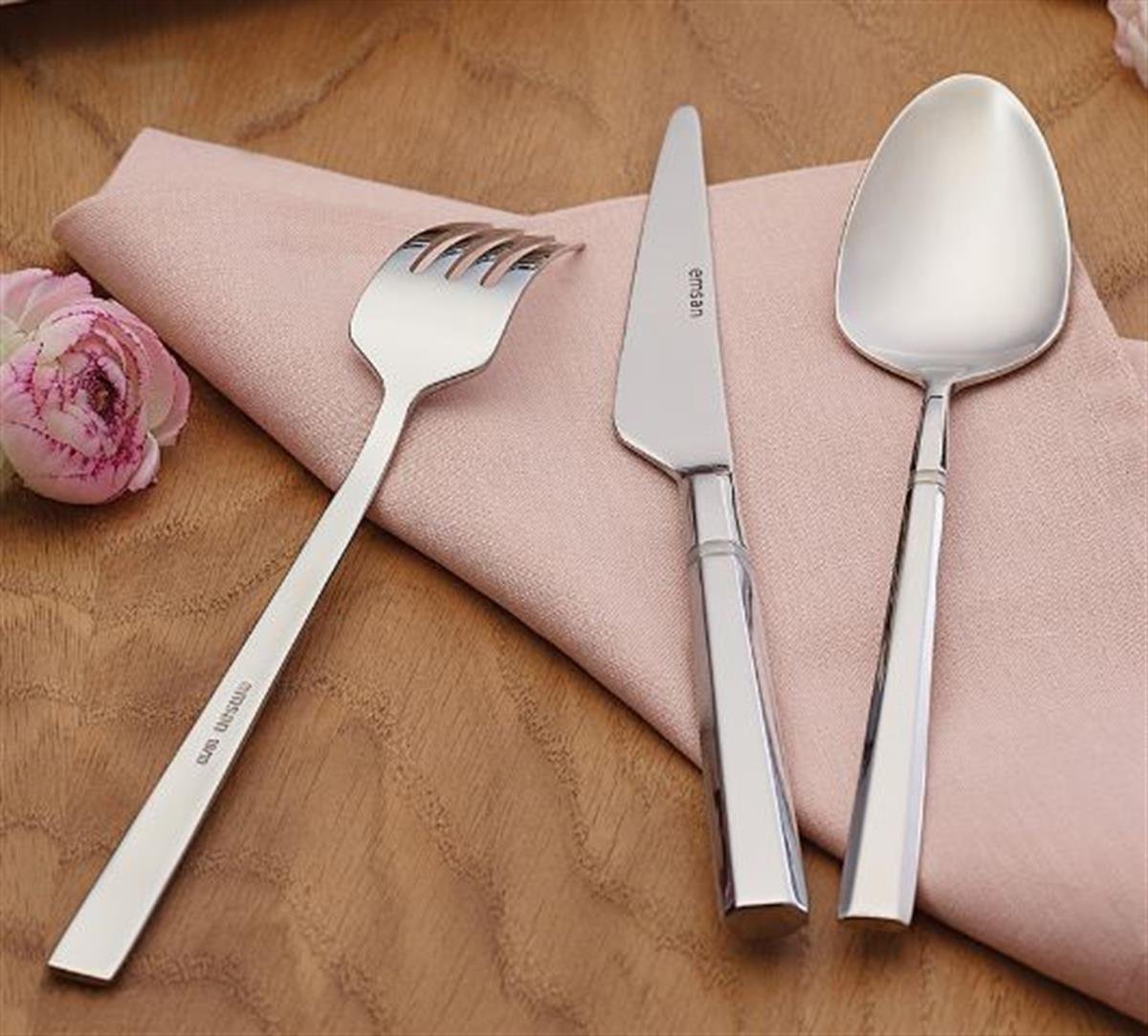 Emsan Çkb Prm Penta 84 Prç Lüks KutuluÇatal Kaşık Bıçak Takımları