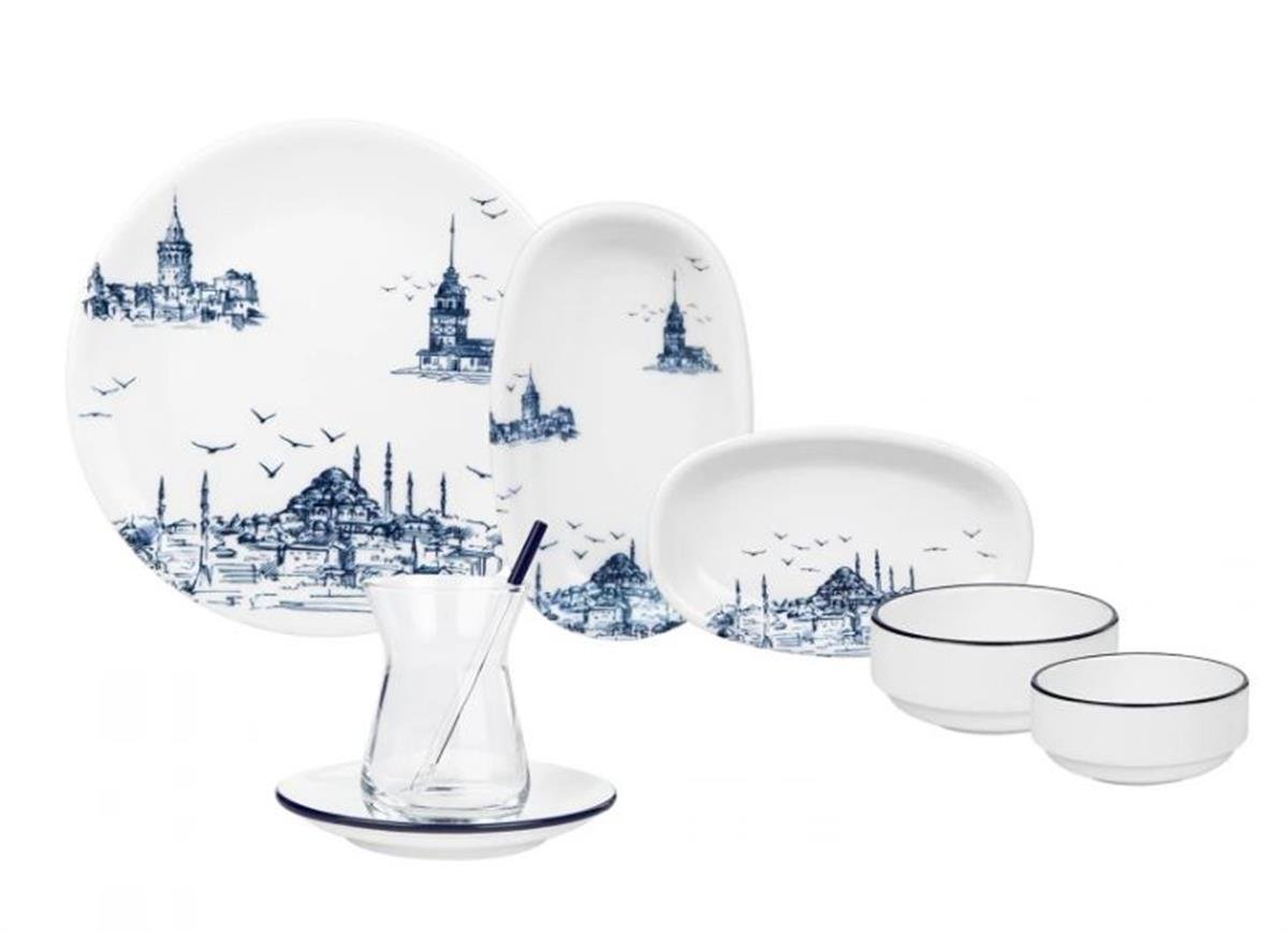 Emsan Nostalji İstanbul 1453 32 Prç Kahvaltı TakımıKahvaltı Takımları