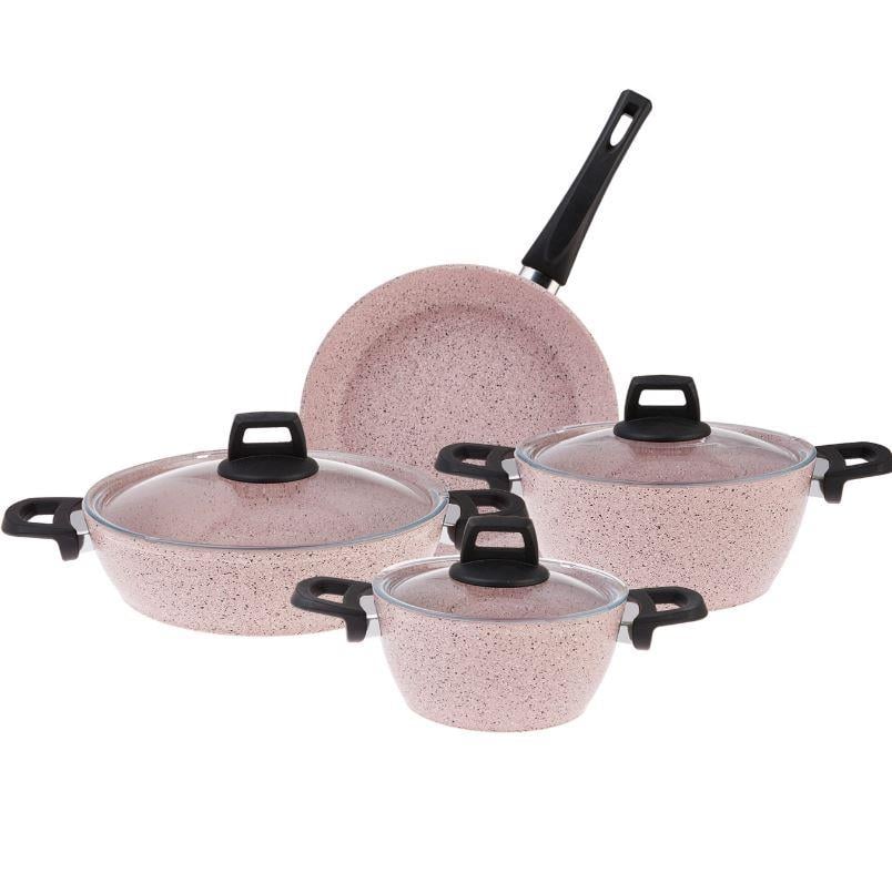 Emsan Oasis-s Lavander 7 Parça Granit Tencere SetiTencere Setleri