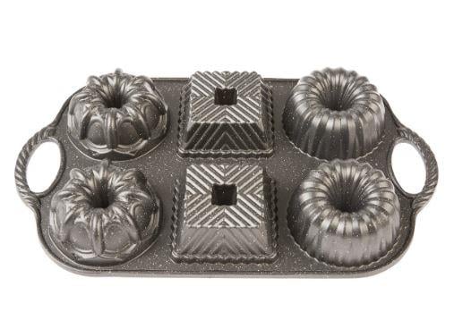 Emsan Griss One Six 6'lı Döküm Kek Kalıbı Gri̇Kek Kalıpları