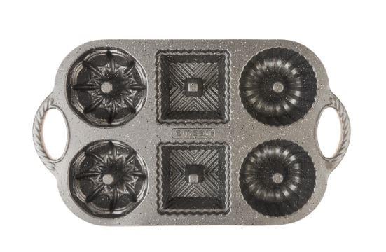 Emsan Griss One Six 6'lı Döküm Kek Kalıbı GoldKek Kalıpları