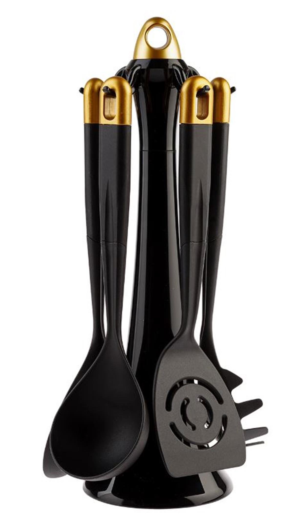 Emsan Hera 6 Parça Standlı Gold Servis Seti Mutfak Hazırlık Ekipmanları