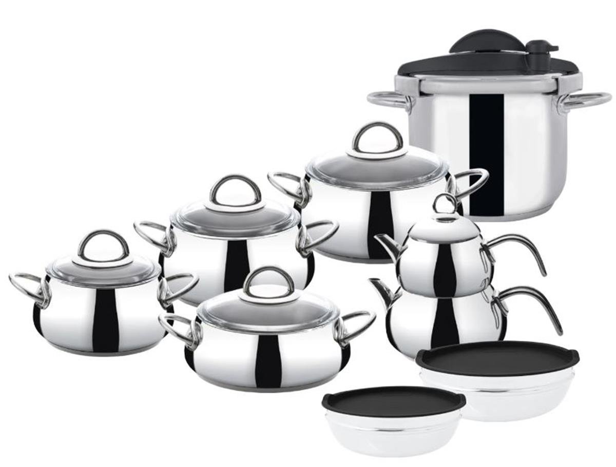 Emsan Everest Forever Yeni 17 Prç Çeyiz SetiTencere Setleri