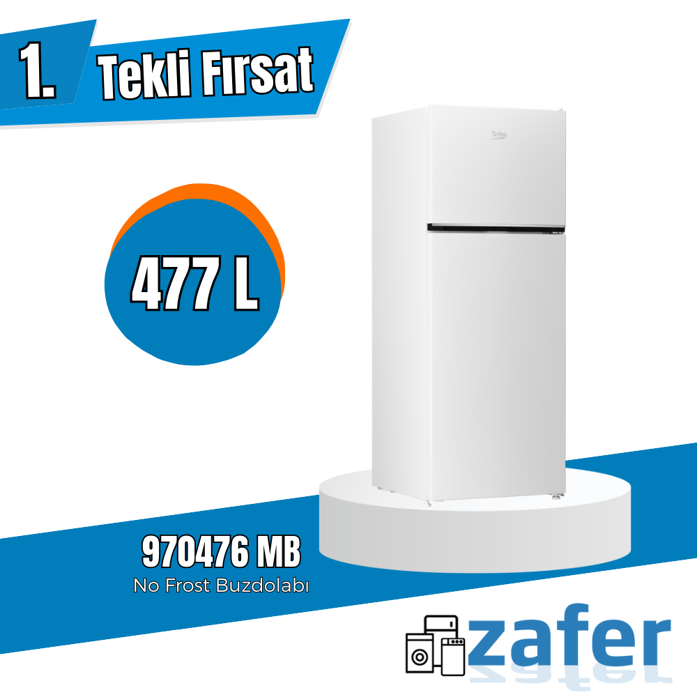 Beko 477 Litre No Frost Buzdolabı – Geniş İç Hacim ve Üstün Soğutma Teknolojisi